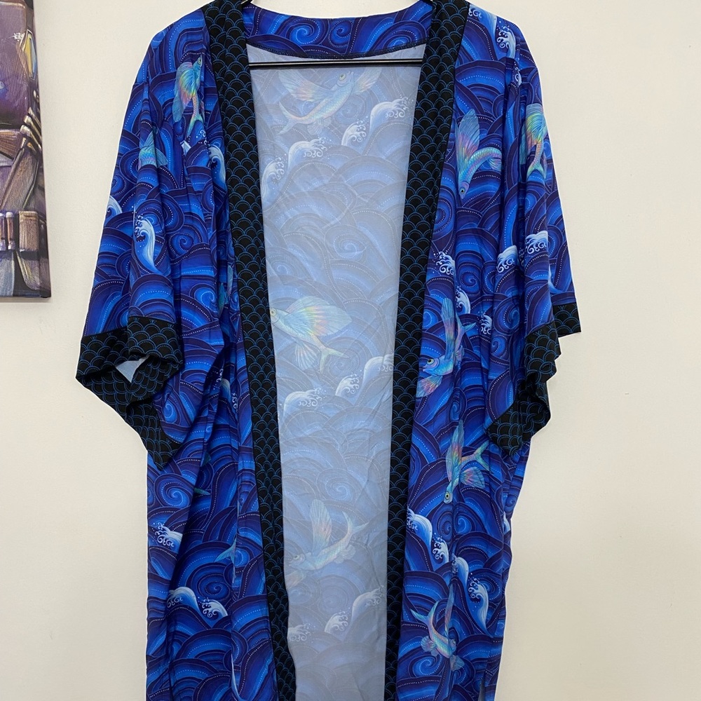 Black Milk Clothing Flying Fish Robe SAMPLE